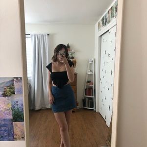 BDG denim mini skirt